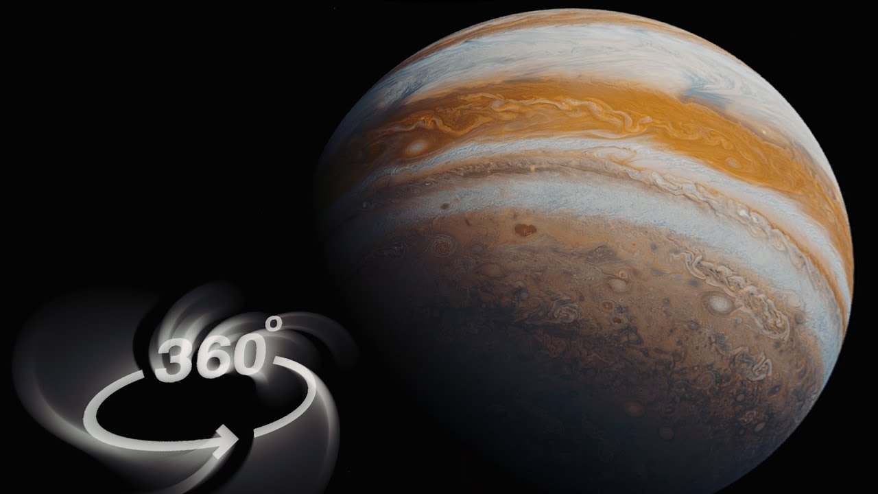 Falling into JUPITER - 360&deg; VR Simulation