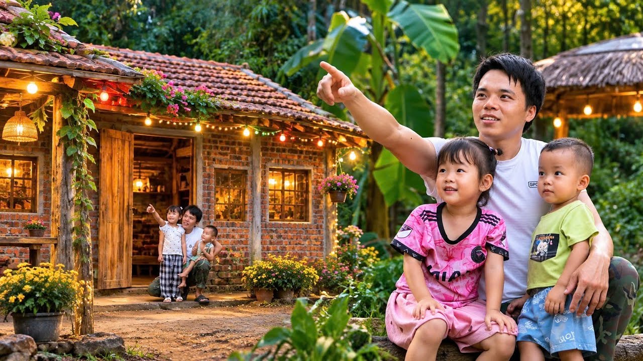 30 Days of Transformation: Turning an Abandoned House into a Home for a Father and His Three Sons