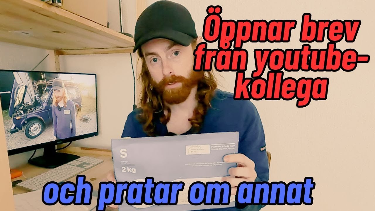 Öppnar brev från youtube-kollega och pratar om vad som händer på kanalen