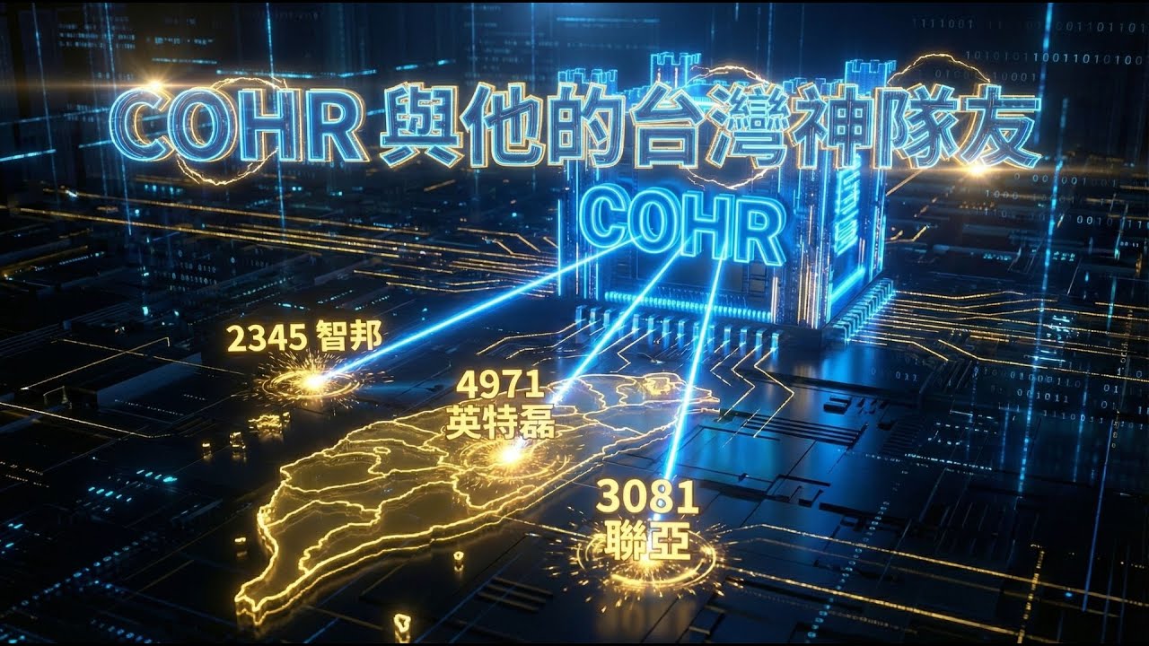 Nvidia 最強神隊友！揭密 Coherent (COHR)：為何智邦(2345)、英特磊(4971) 才是真贏家？