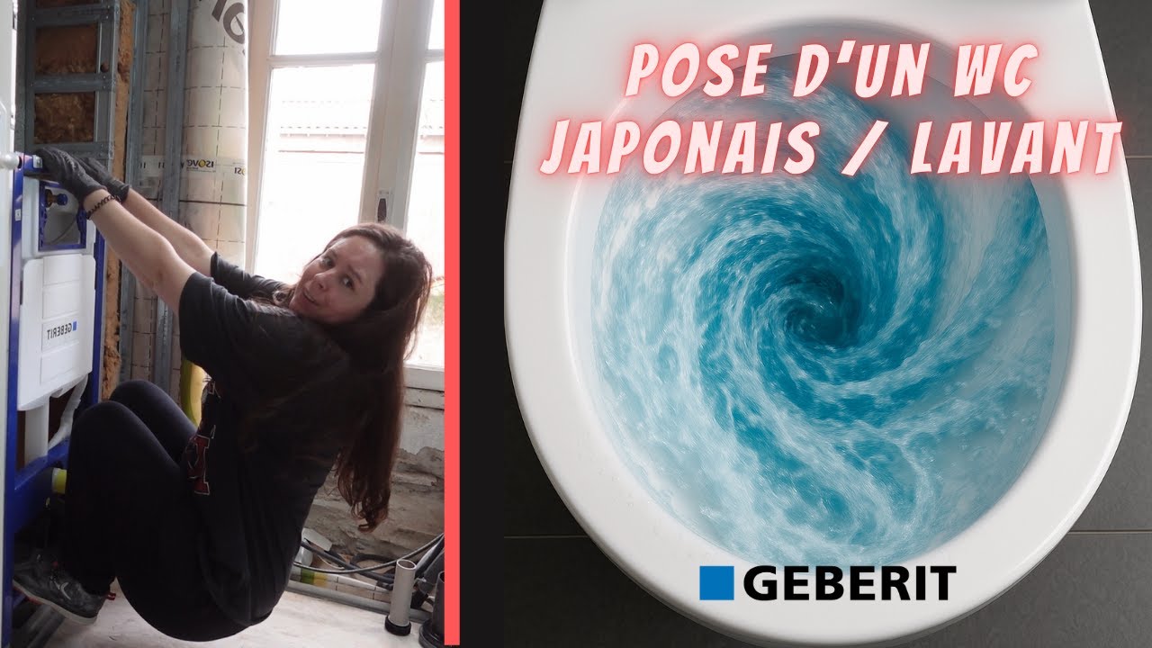 On installe le WC lavant Geberit AquaClean Alba - EP43