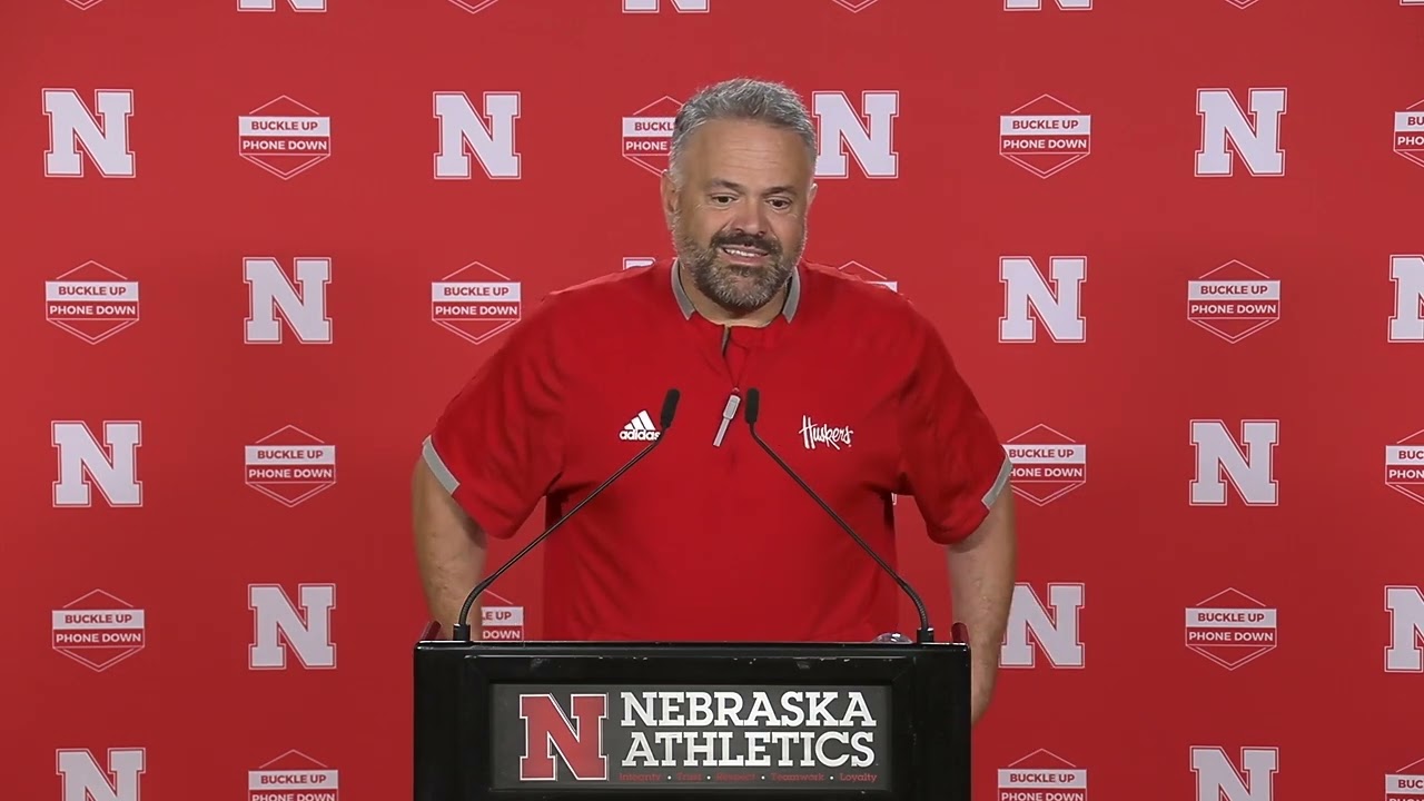 Husker football: Nebraska head coach Matt Rhule Rutgers week press conference