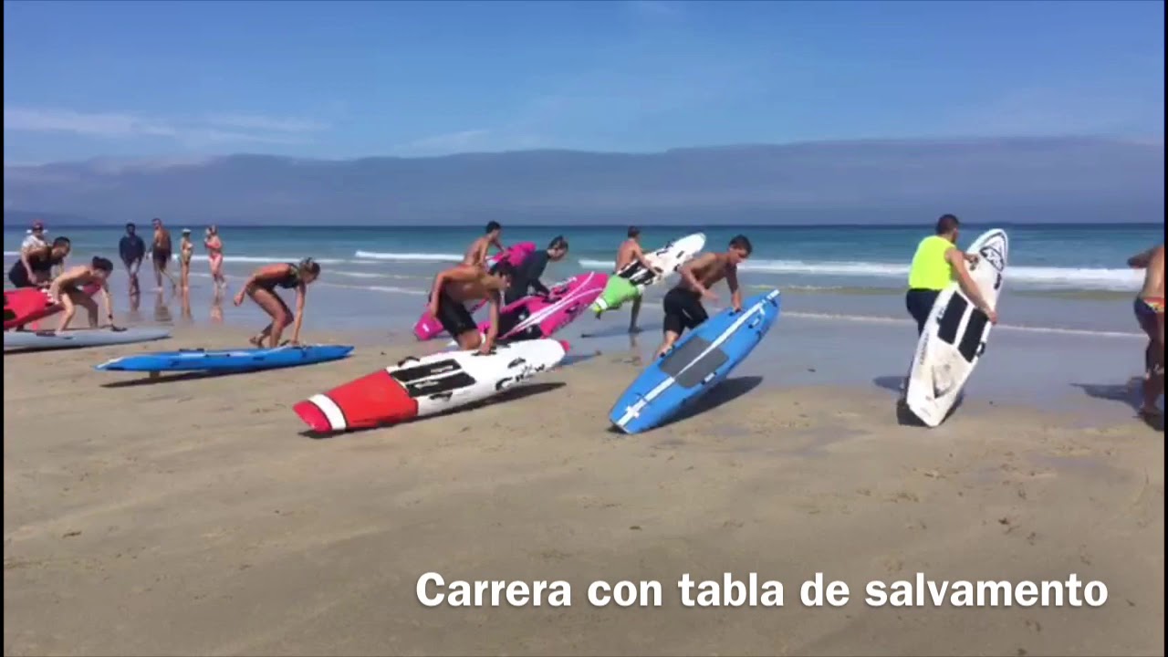 Entrenamientos en la concentracion previa a los Europeos de Salvamento y Socorrismo