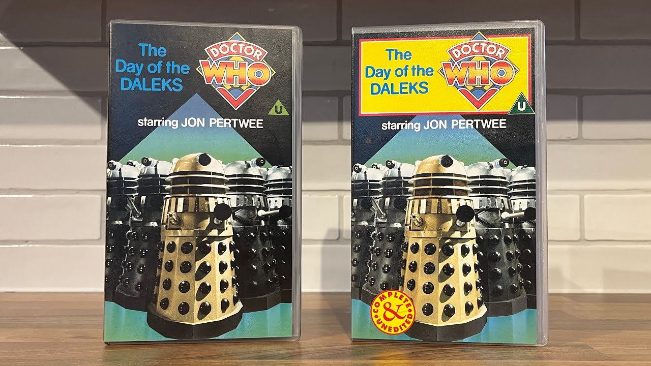 No Sir, All Five! | DOCTOR WHO The Day Of The Daleks | FIRST EVER DALEK STORY RELEASED ON BBC VHS!📼