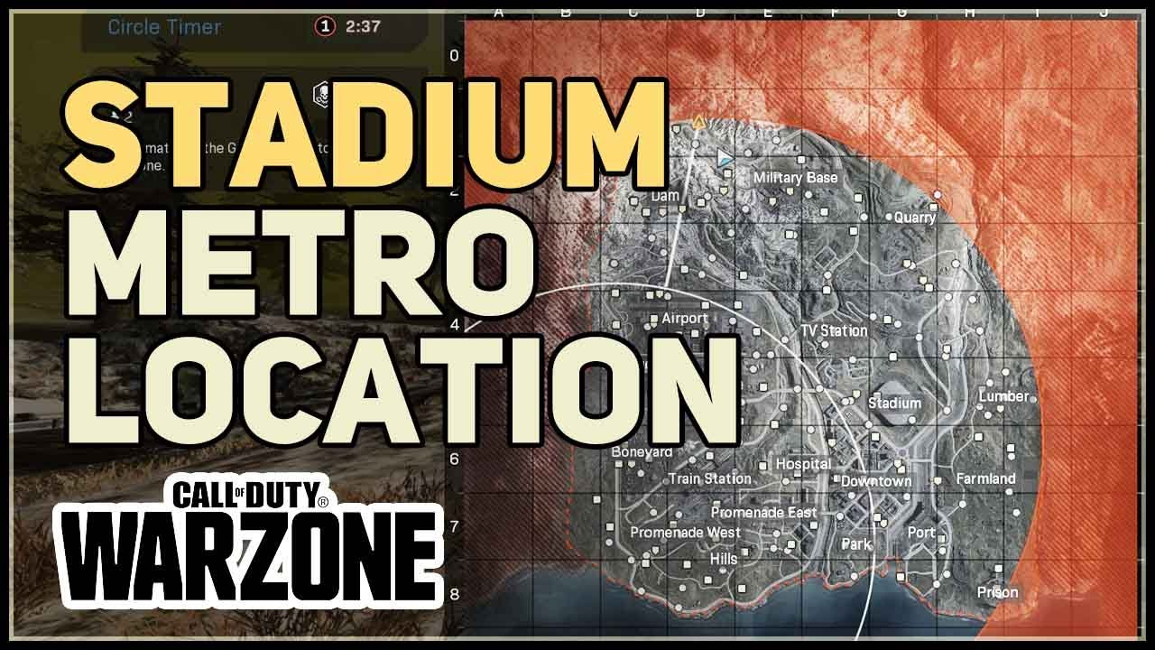 Stadium Metro Location Call of Duty Warzone