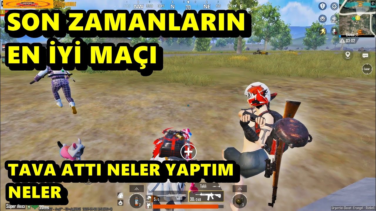 SON ZAMANLARIN EN İYİ MAÇI ( İNTROLU ) BIÇAK ATTI NELER YAPTIM BATUR GAME SOLO SQUAD PUBG MOBİLE