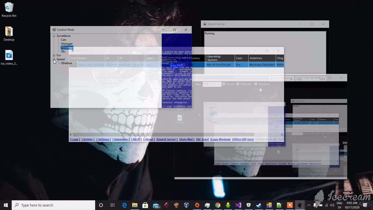 Nuke RAT - Remote Administration Tool (Beta)