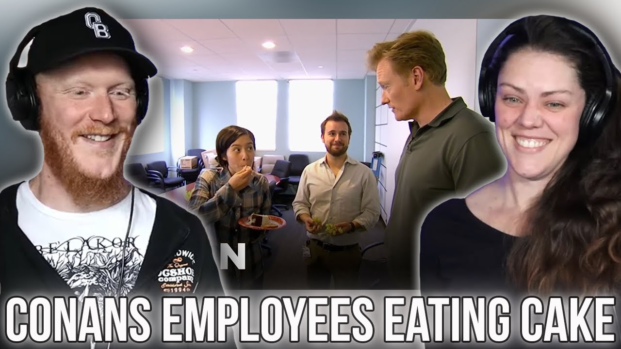 Conan Busts His Employees Eating Cake REACTION | OB DAVE REACTS