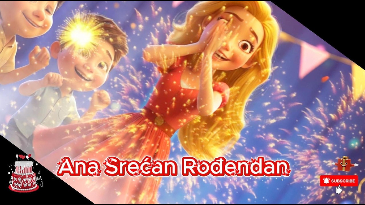 Srećan Rođendan Ana  I Dečija pesma  I Isaak Tv #decijepesme #rodjendan