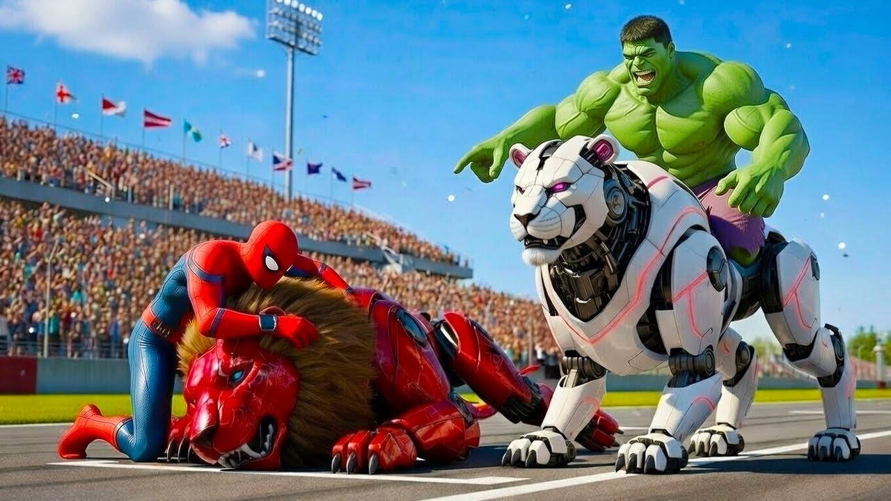 🐕‍🦺🕷SPIDERMAN Wins the Legendary Dog Racing Championship - Epic Racing Challenge