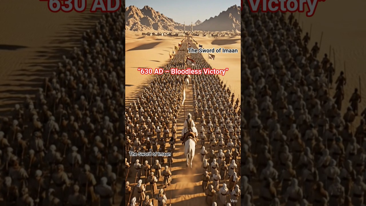 😱Conquest of Mecca (630 AD) | Bloodless Victory of Islam | Islamic History