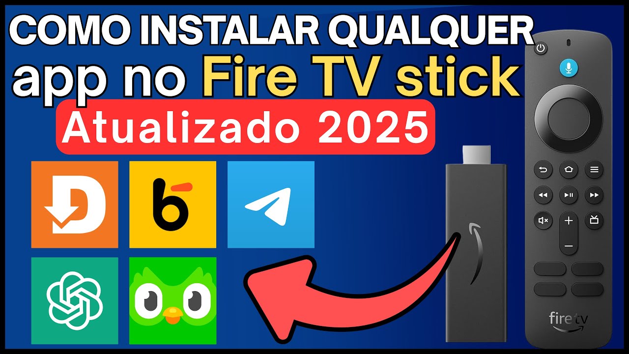 Como instalar QUALQUER Aplicativo no Fire TV stick (Atualizado 2025)