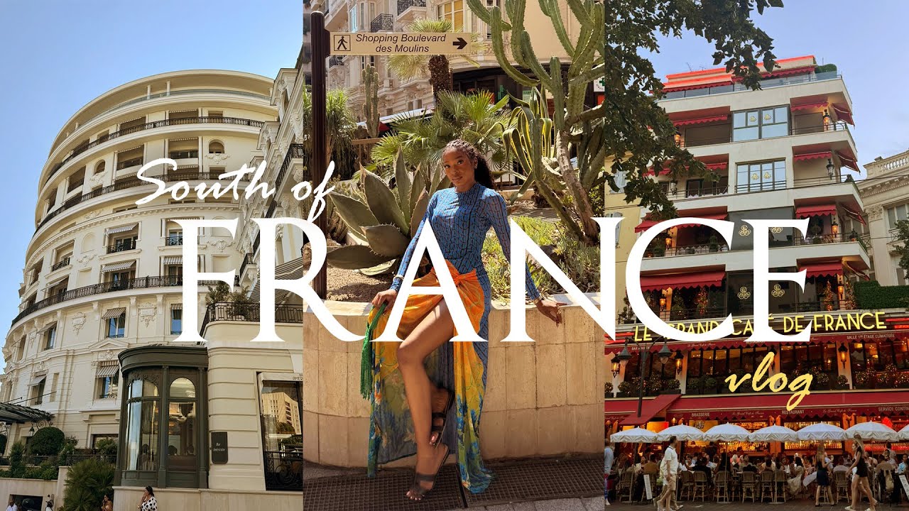 French Riviera Vlog | EuroSummer 2025 Girls&rsquo; Trip (Nice, Cannes, Monaco)