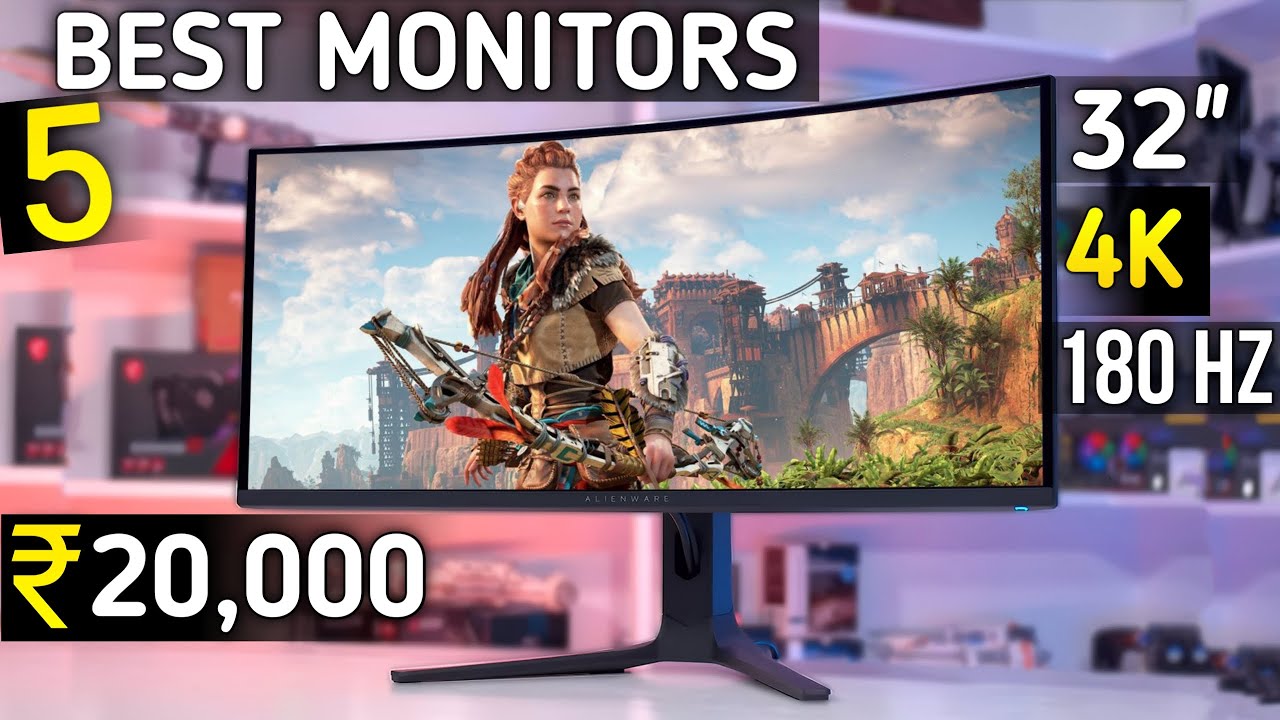 Top 5 best monitor under 20000 (2025) ⚡️ best 4k monitor ⚡️ best monitors under 20000