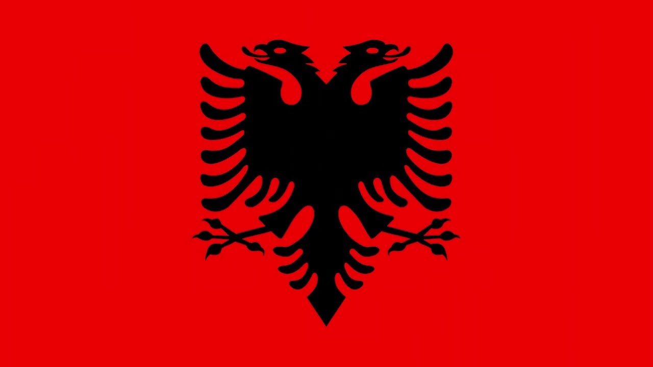 12 hours: The flag of Albania. Flamuri i Shqipërisë.