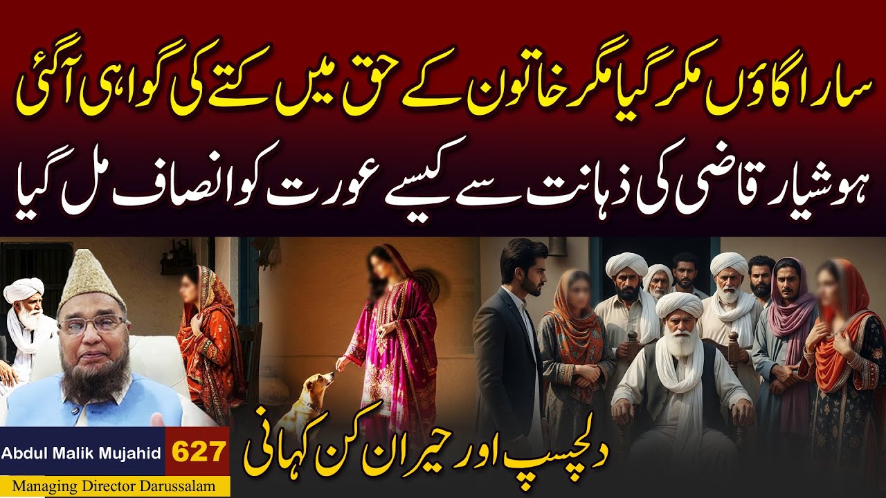 Sara Gaon Mukar Gaya Mager Khaton k Haq me Kute Ki Gawahi aa Gai | Story No 627