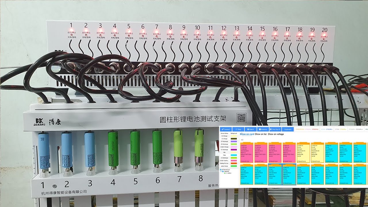 HD kết nối và Cài đặt máy kiểm tra dung lượng và sạc xả Cân bằng Cell pin Dekang DT50W