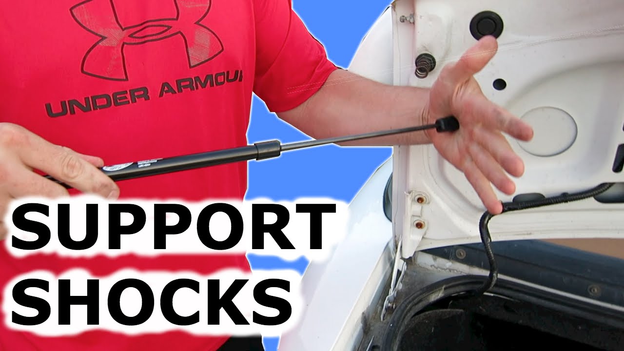 HOW TO REPLACE TRUNK LID SHOCK SUPPORTS ON FORD MUSTANG
