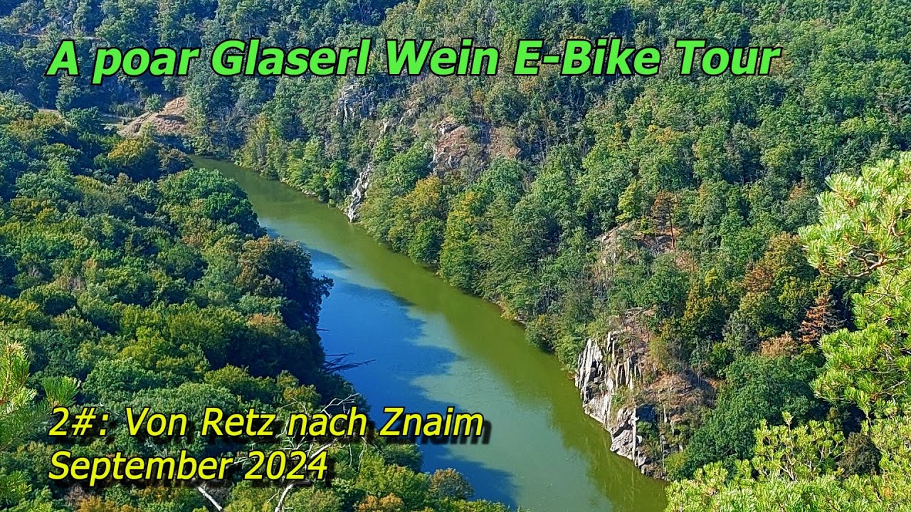 A poar Glaserl Wein E-Bike Tour, #2 Von Retz nach Znaim, September 2024
