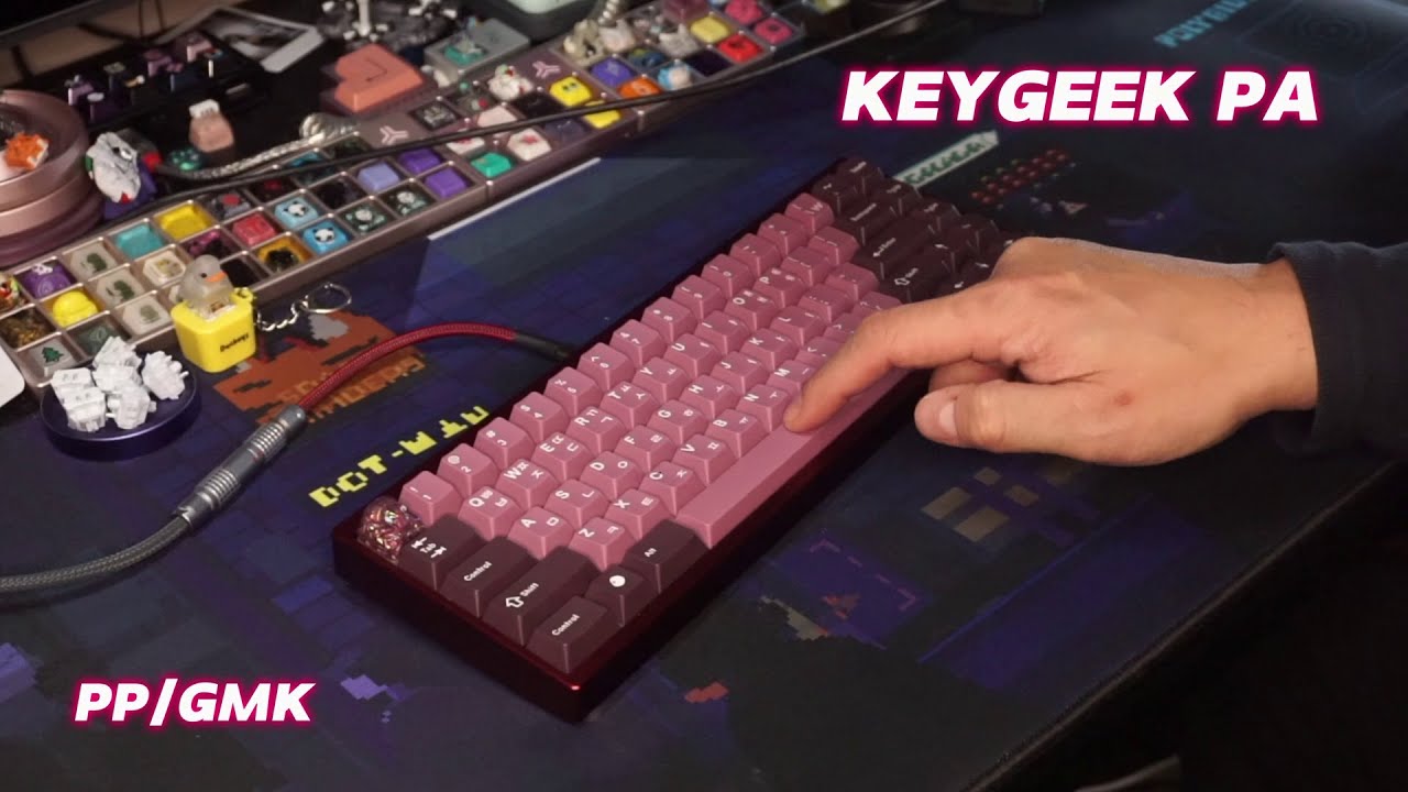 ACTUALLY LIKE THIS KEYGEEK SWITCH! PA Linear Soundtest (Neo65 Core Plus + Sunset Gleam V2)