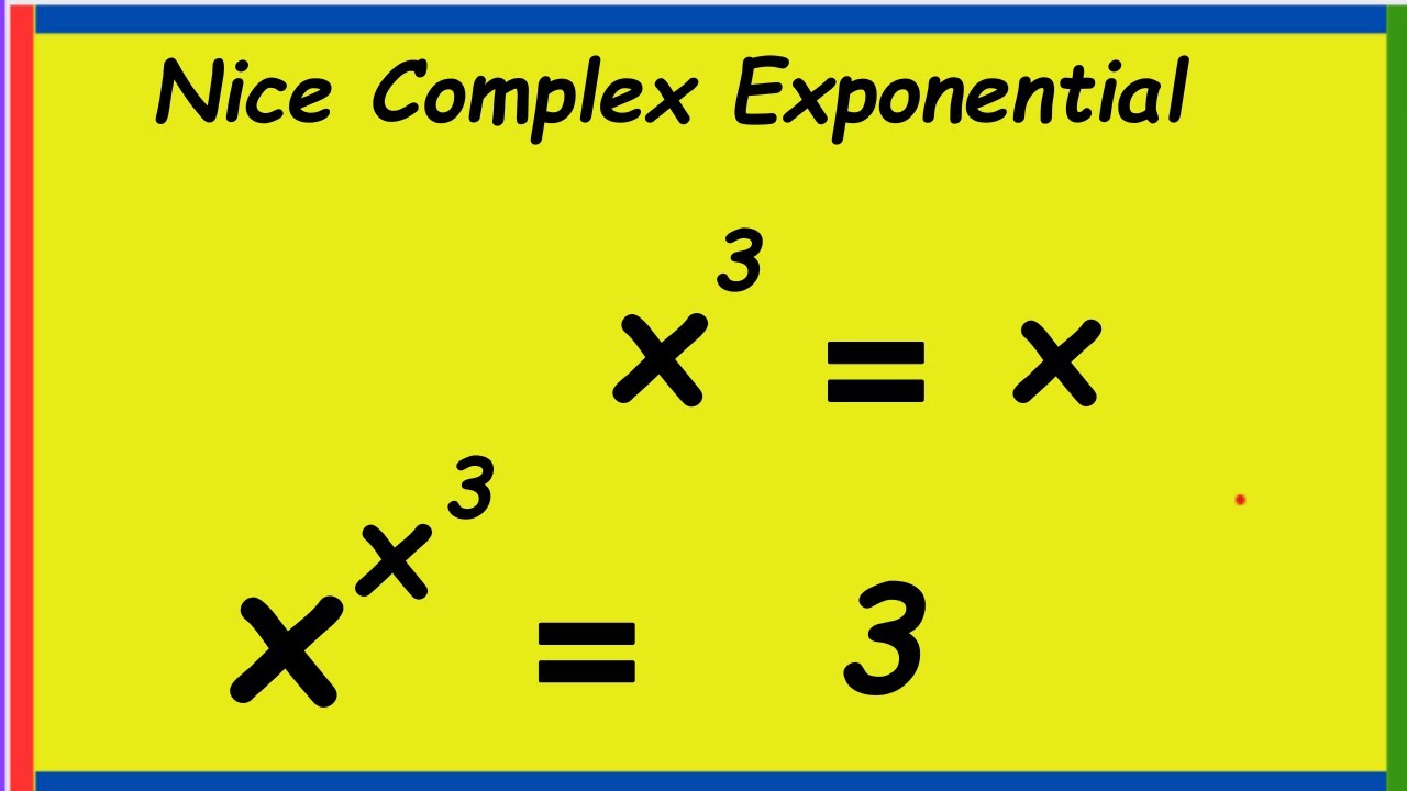Solve for x by using expanding form ║ Nested Exponent Power