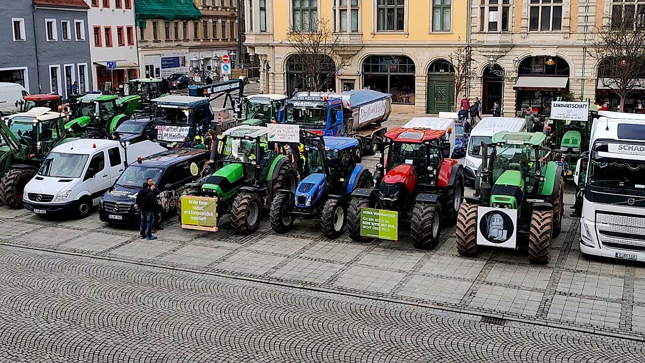 Demo vereint Bauern und Mittelstand