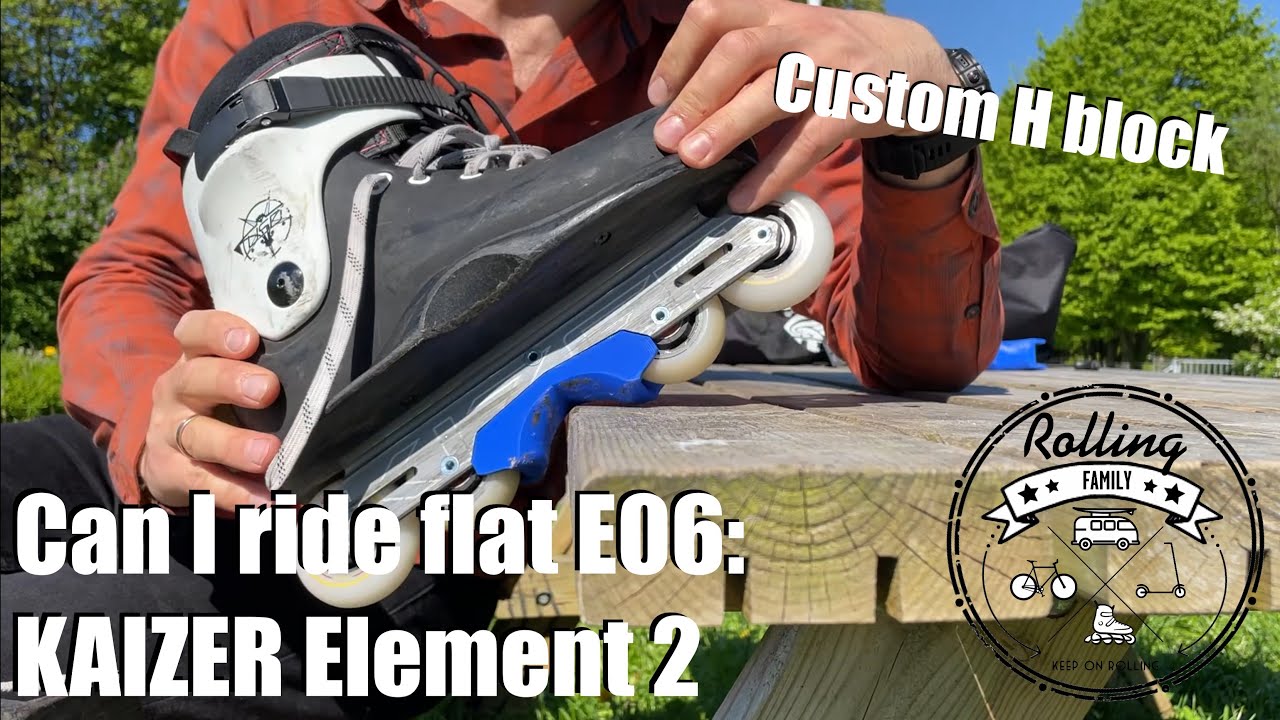 Can I ride flat? E06 Kizer Element 2 frames