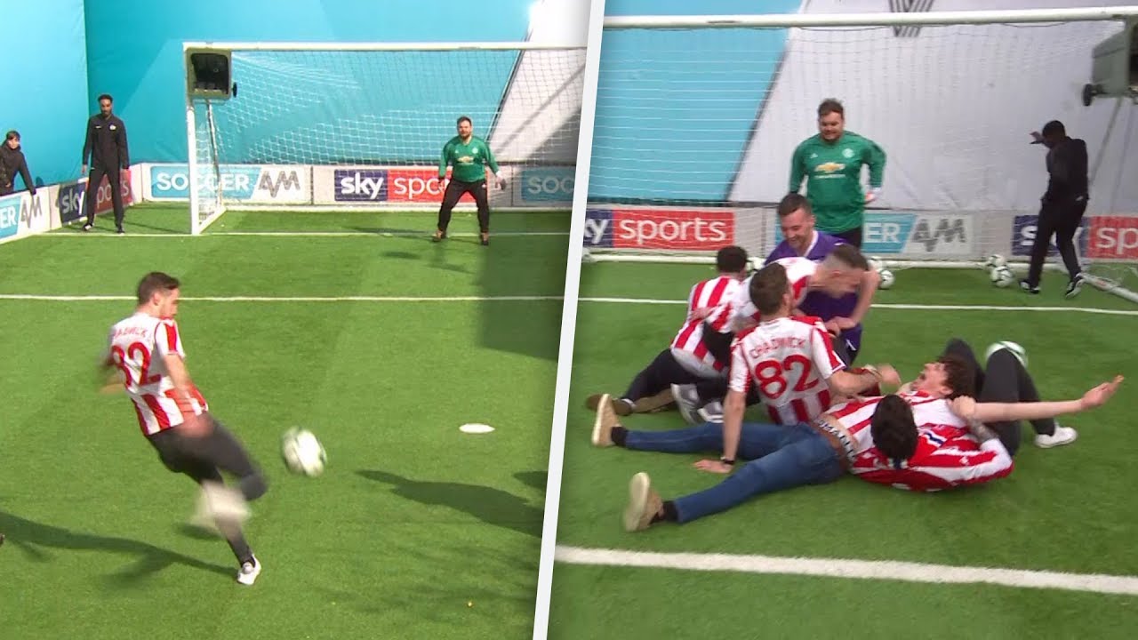 Stoke City fans break Soccer AM volley challenge record!!!
