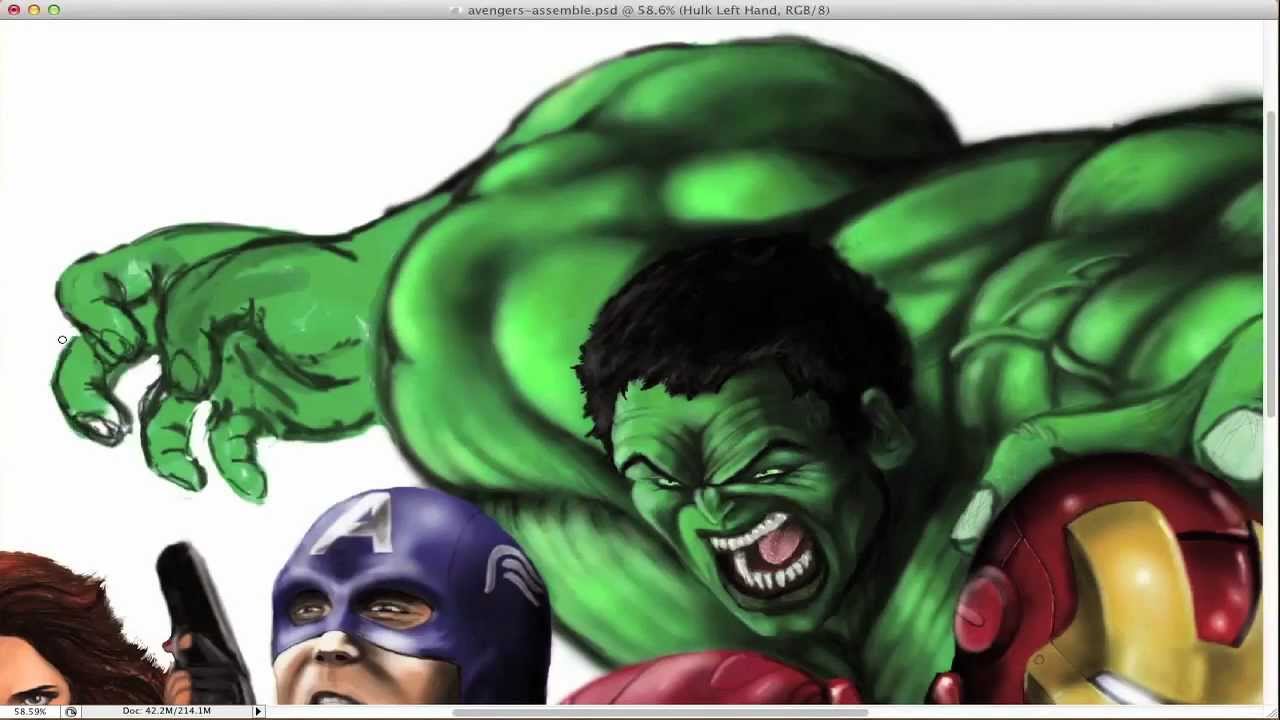 The Avengers Theme Remix & Speed Painting by Dugg E