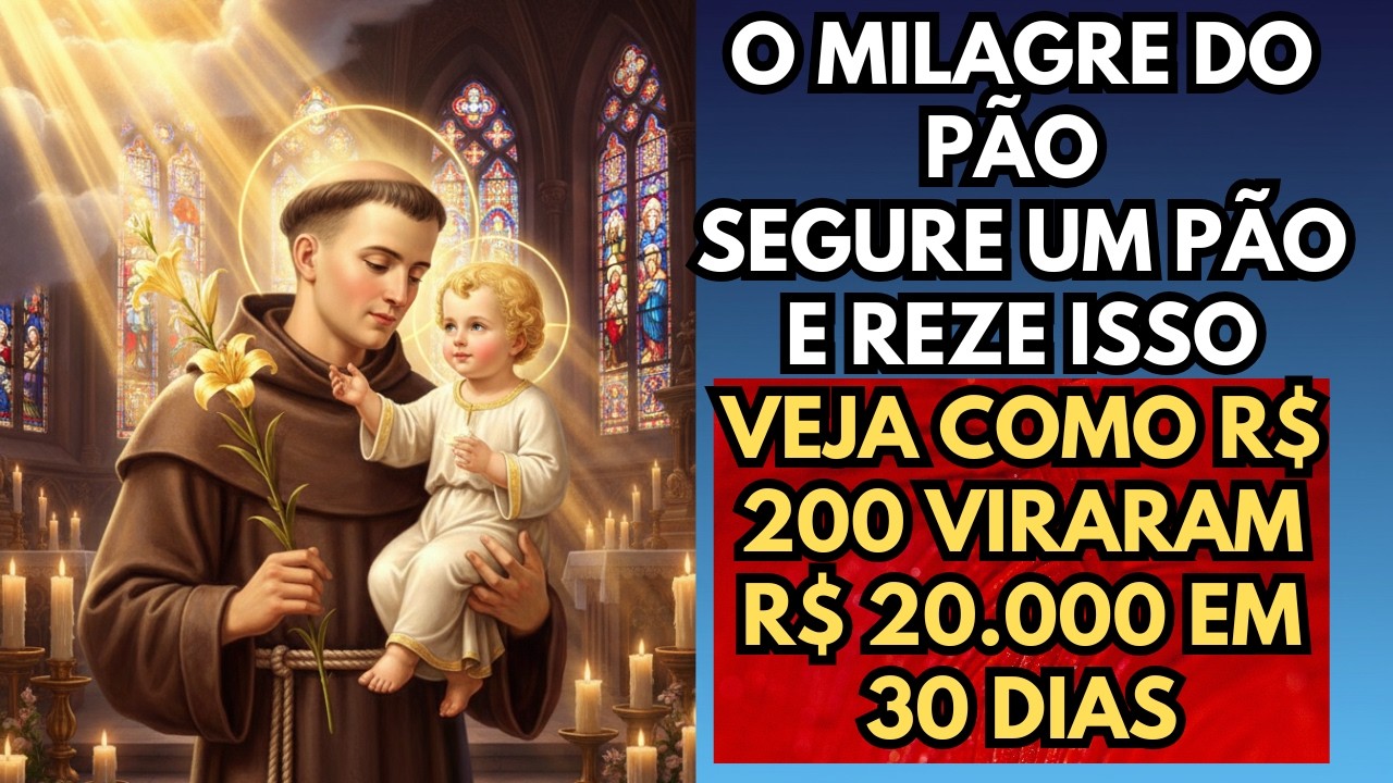 O Pão de Santo Antônio Que Fez R$ 200 Virar R$ 20.000 em 30 Dias — Testemunhos Reais