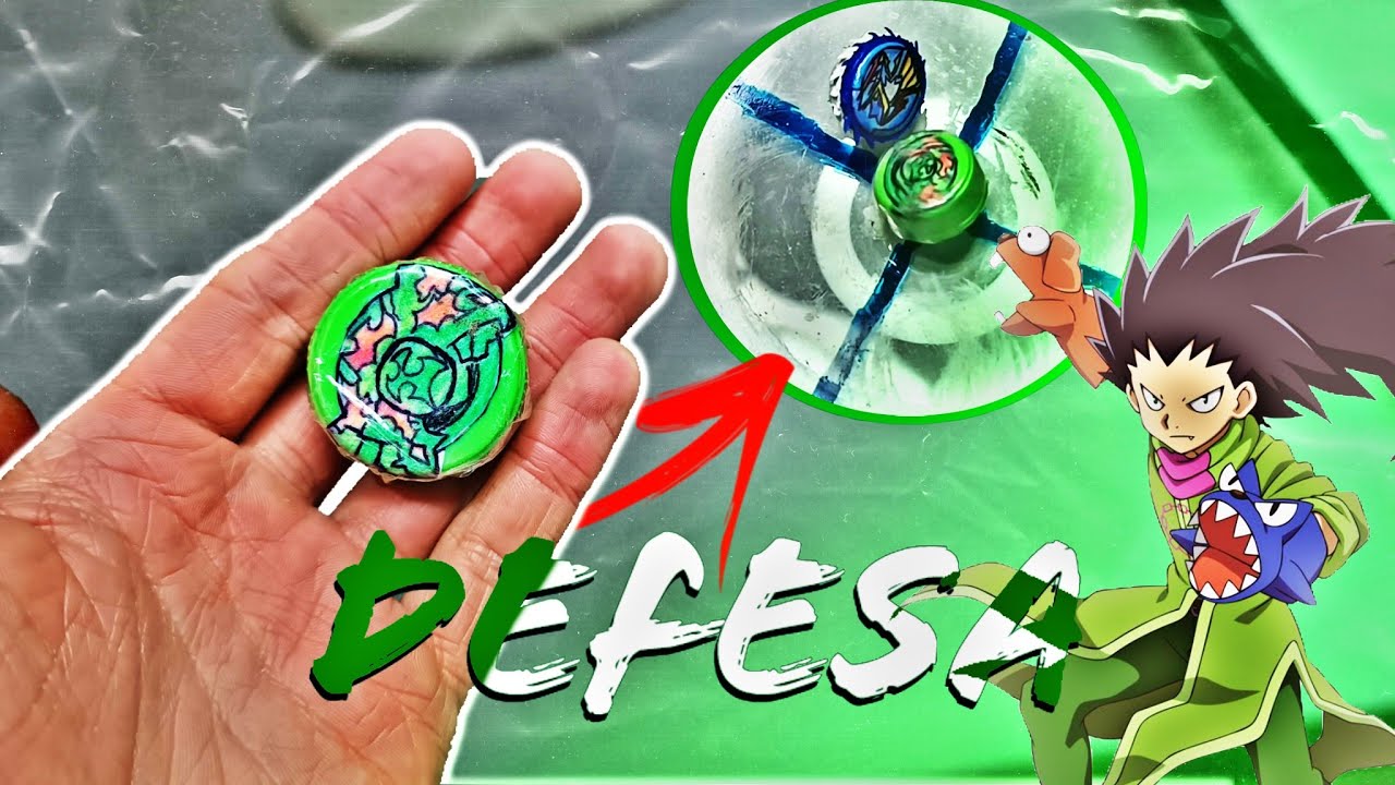 Como fazer um BEYBLADE de DEFESA!
