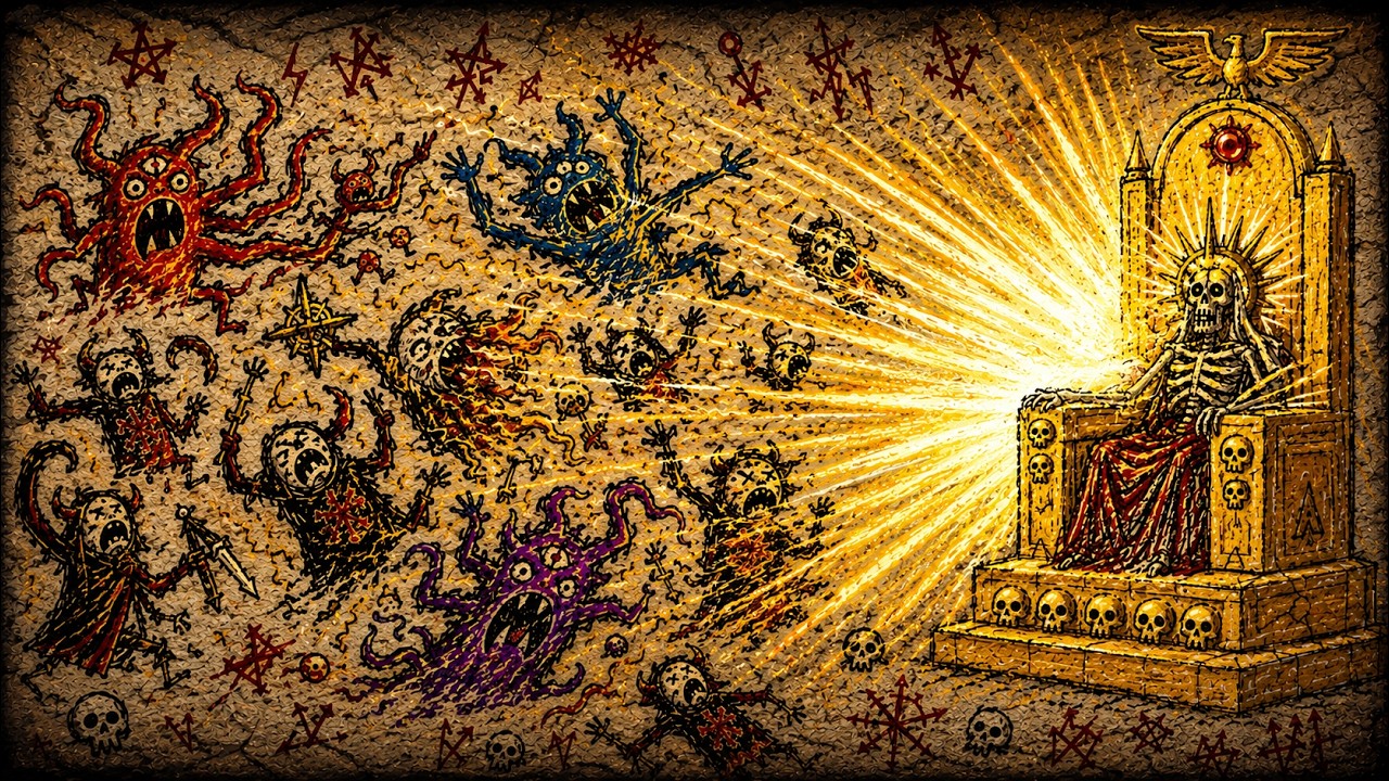 Chaos Servants Wither at the Shine of the Golden Throne | Warhammer 40,000 Fan Song