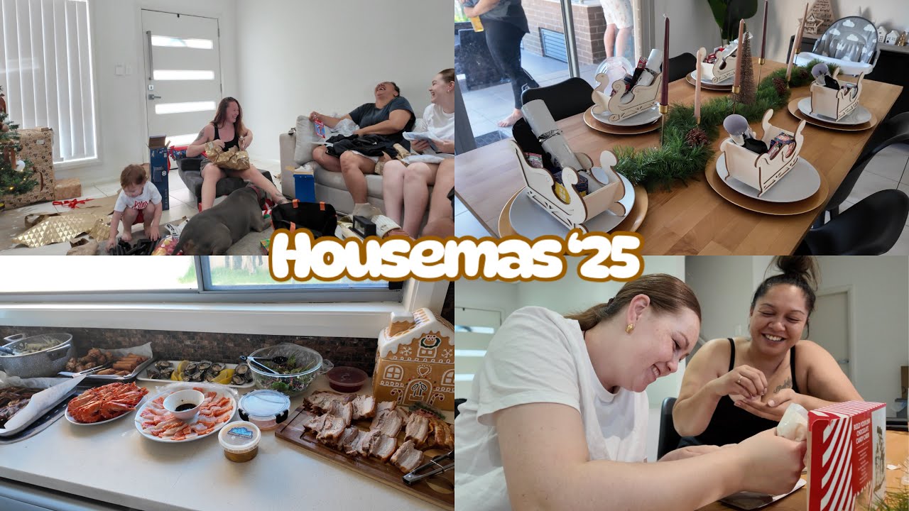 Housemas 2025 🎁 food, presents, house building comp + a whole lotta laughs