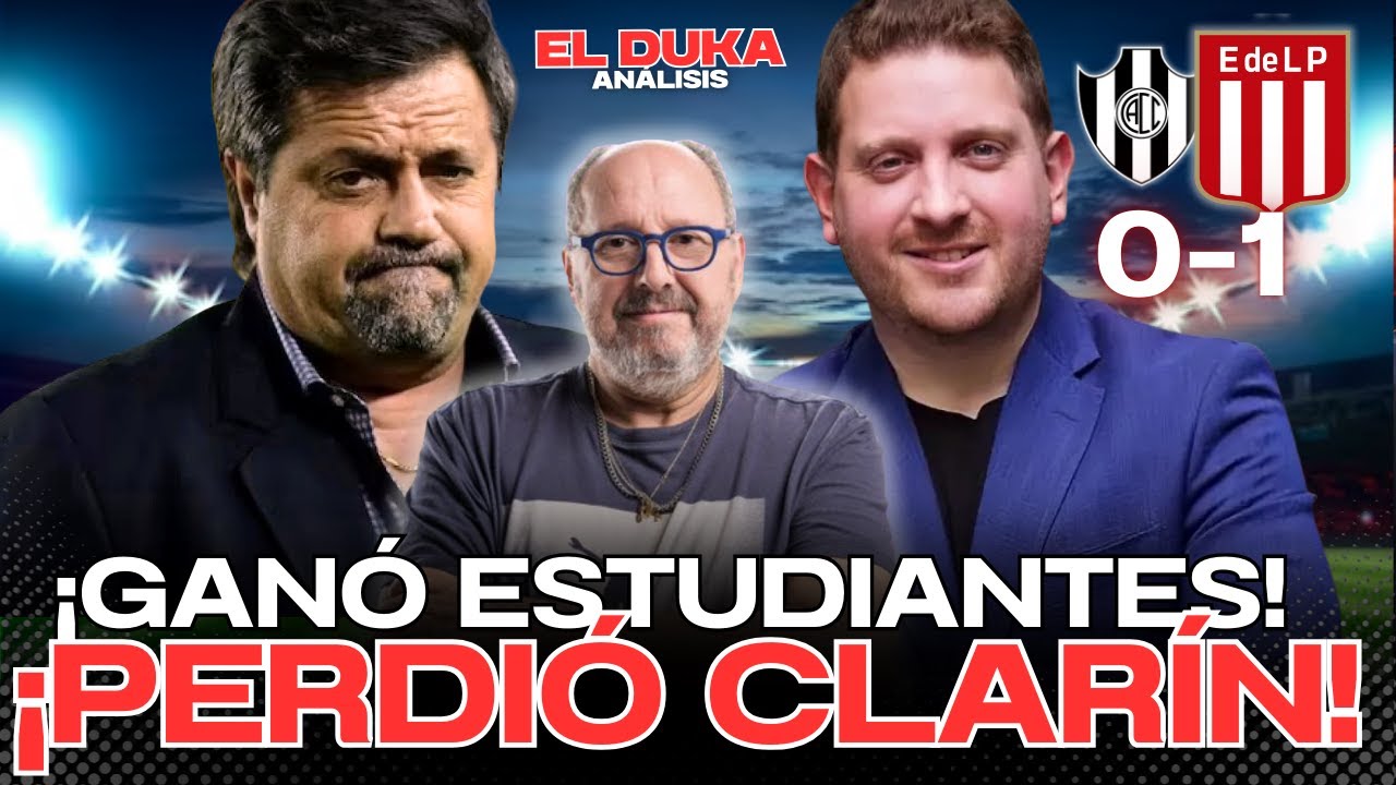 ¡GANÓ ESTUDIANTES, PERDIÓ CLARÍN! - Central Cba vs Estudiantes (0-1) - ELDUKA