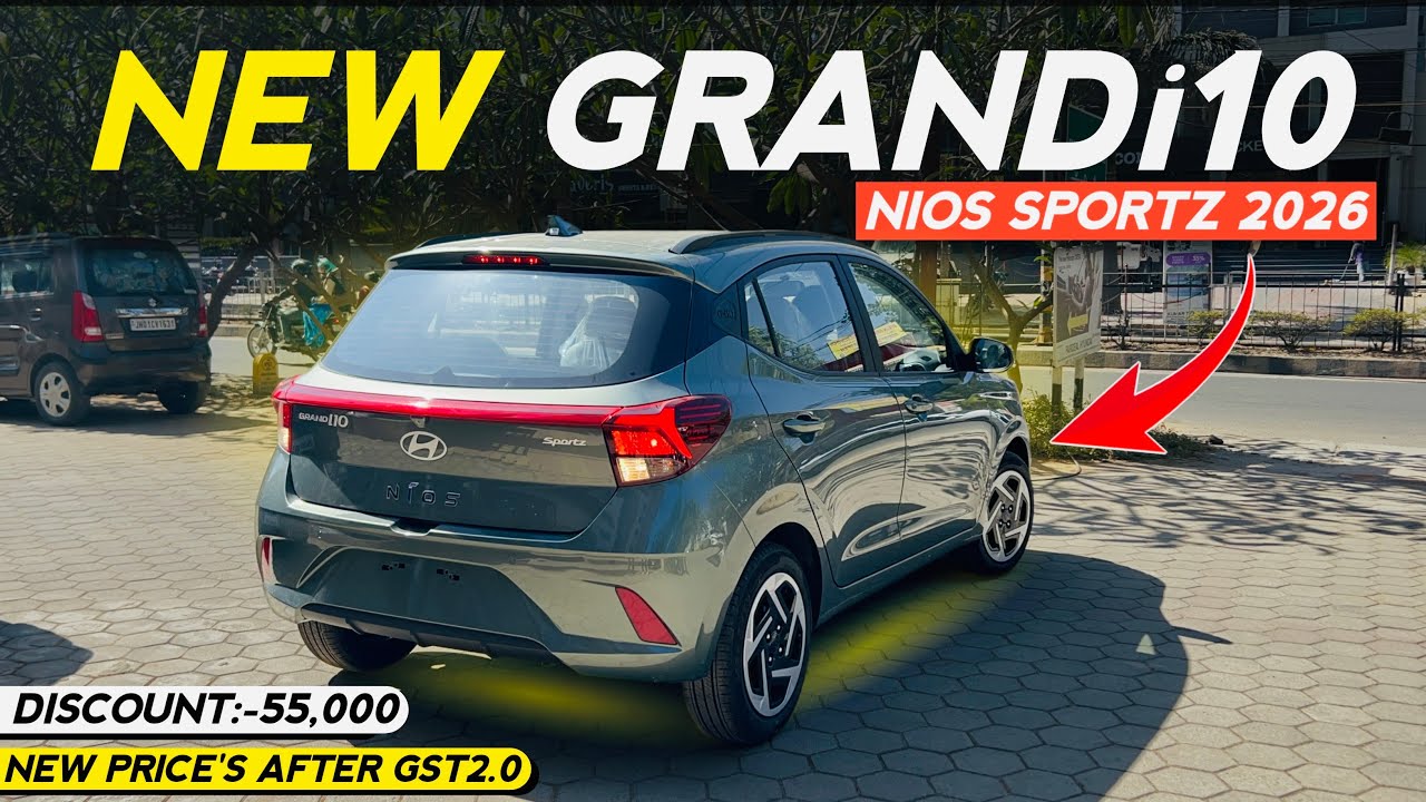 Hyundai Grand i10 Nios Sportz 2026 New Updated Model GST Price Features Mileage All Details 