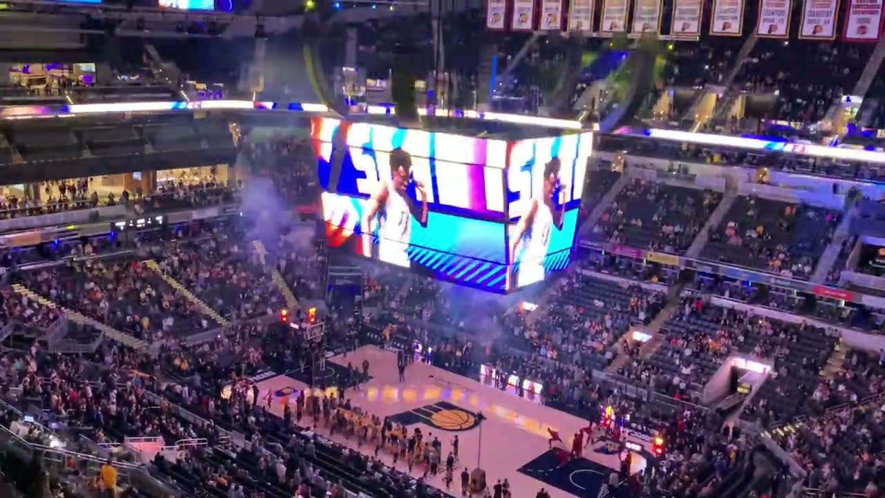 Indiana Pacers 2022 Introduction versus Miami Heat