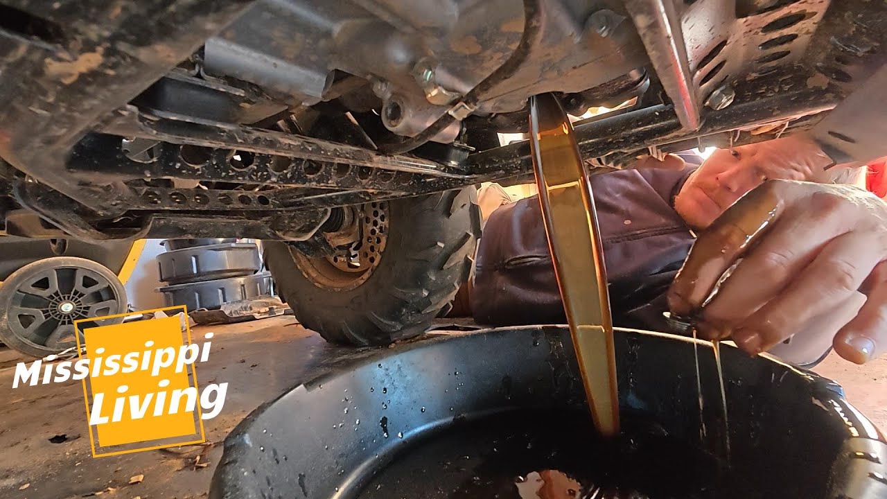 Oil Change On A 2024 Yamaha Kodiak 700
