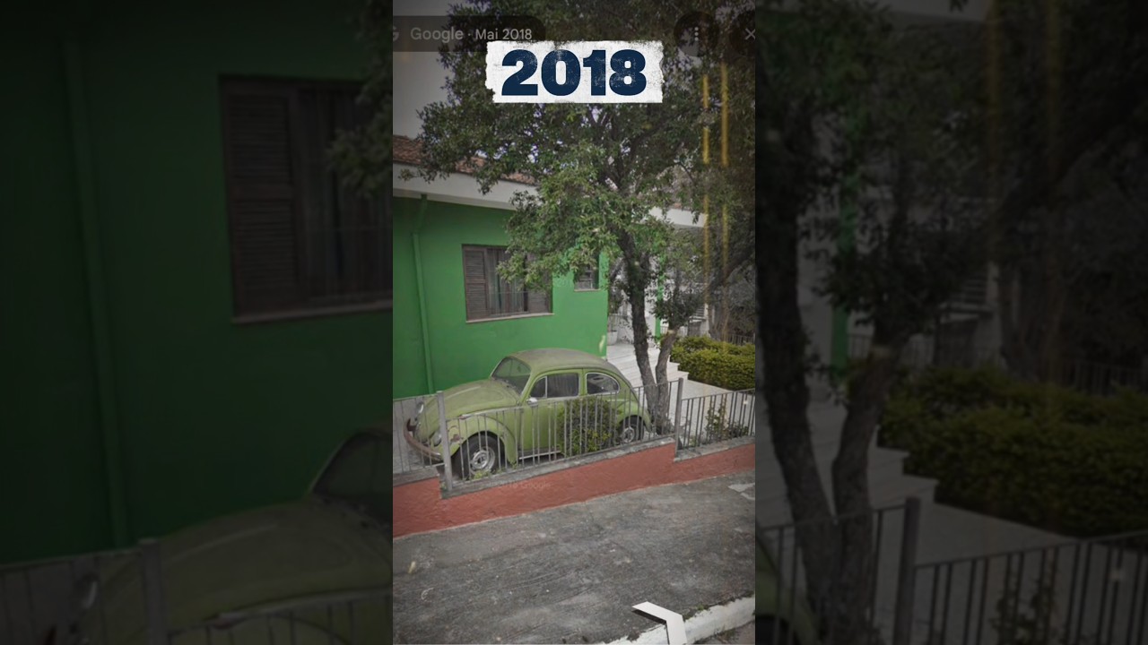 Fusca verde com final misterioso #abandoned #fusca #googleearth
