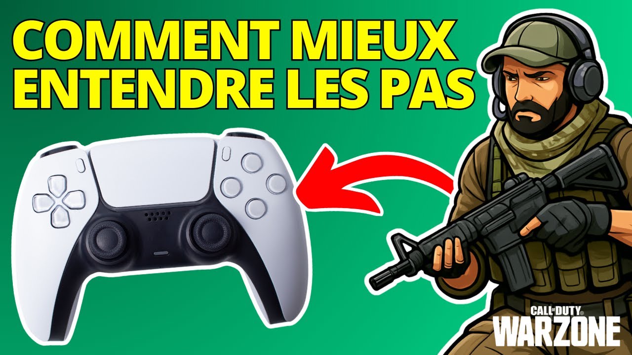 Comment mieux entendre les pas dans Warzone sur PS5