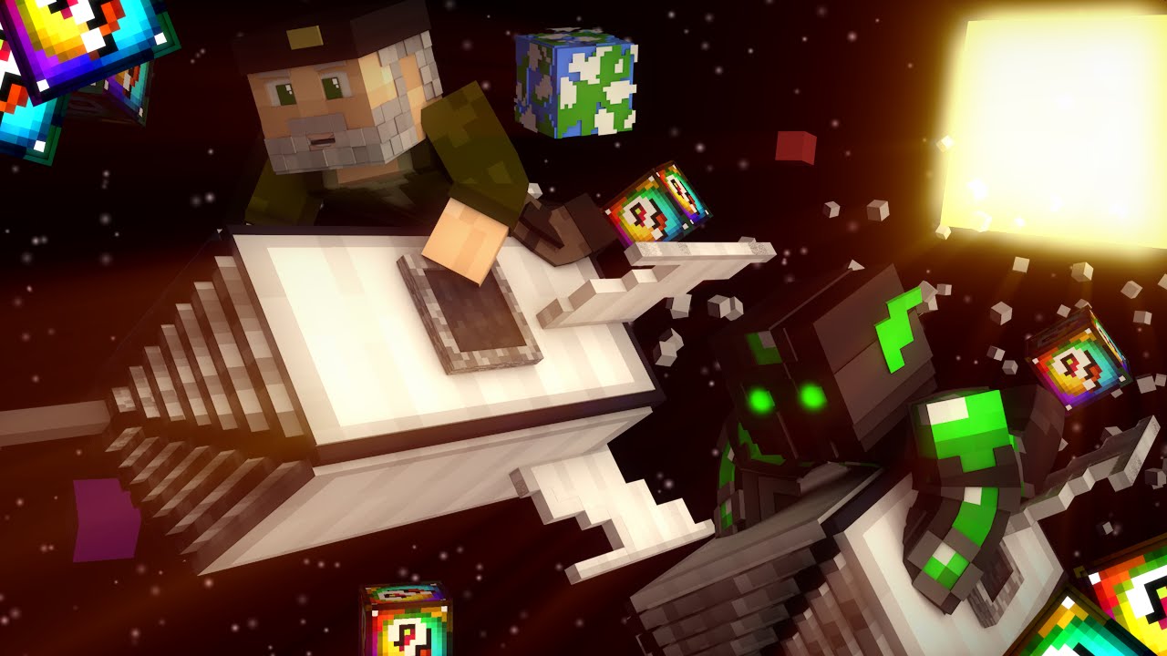 Minecraft: SUERTE ESPACIAL!! c/ sTaXx SPIRAL Lucky Blocks Epic Race