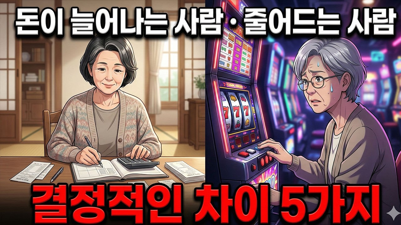 70대에 ‘돈 걱정 없이 사는 사람’이 절대 하지 않는 5가지【시니어 낭독 잡학】