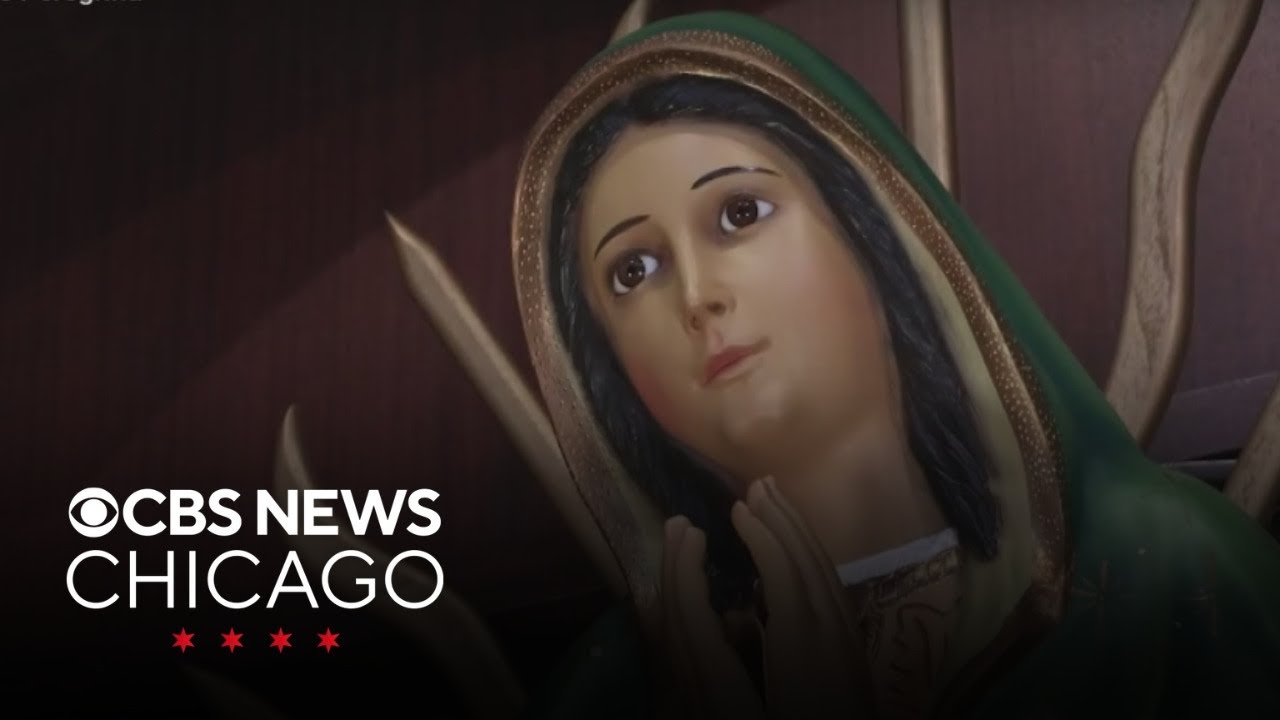 Life-sized Our Lady of Guadalupe statue arrives in Des Plaines, Illinois