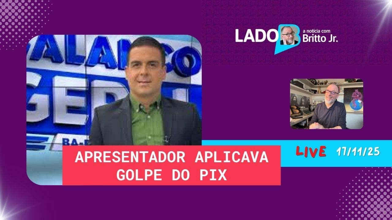 APRESENTADOR APLICAVA GOLPE DO PIX 
