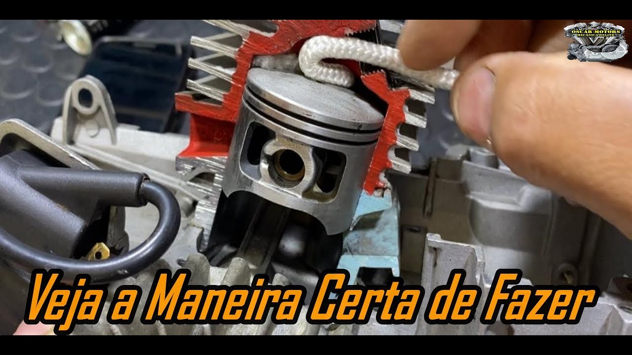 Motosserras/Roçadeiras: Como Travar o Motor Para Sacar Embreagem ou Volante