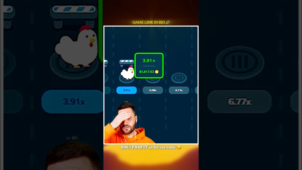 💰 Crazy Chicken Game Strategy Turned $1k into $1,963 in Minutes! #mines #stake #casino