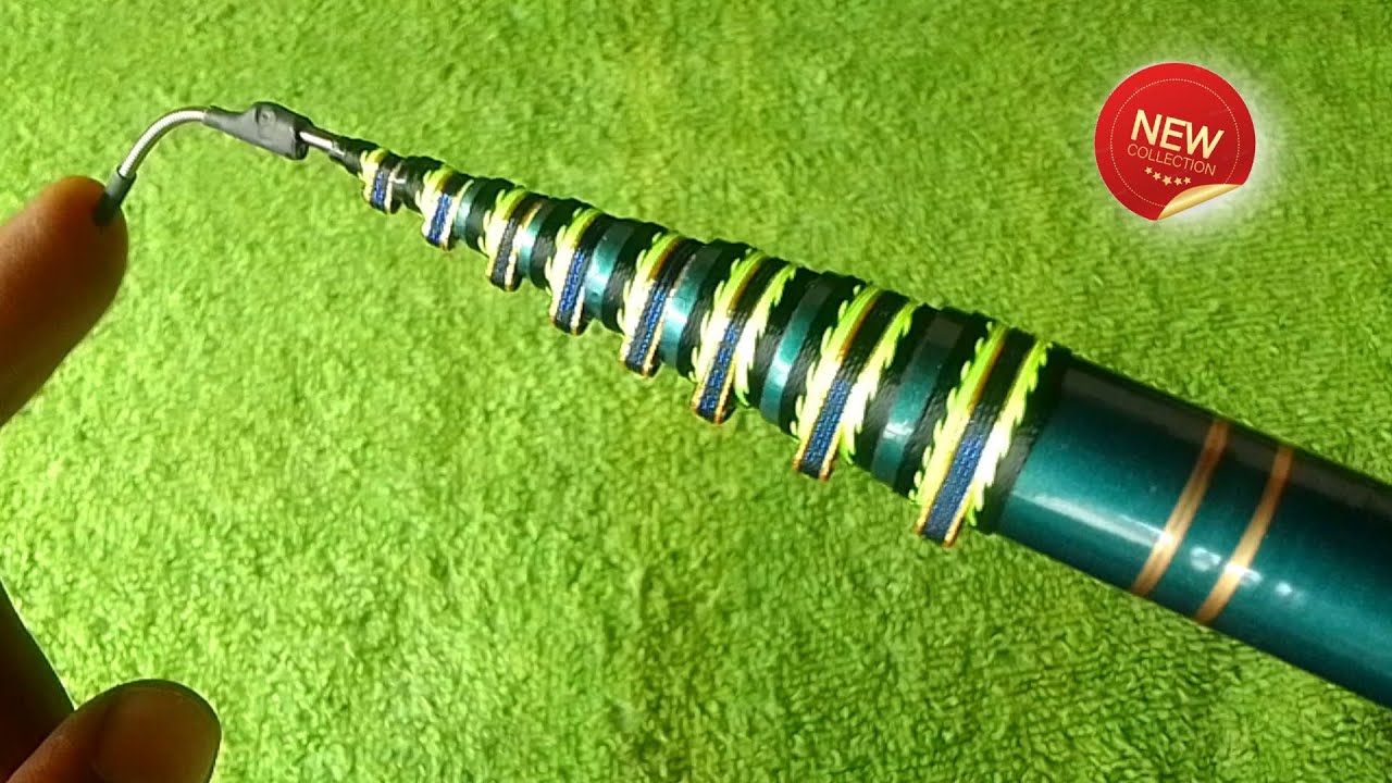 Tutorial tercepat!!!  Proses pasang kolong,ring guide pada joran tegek,