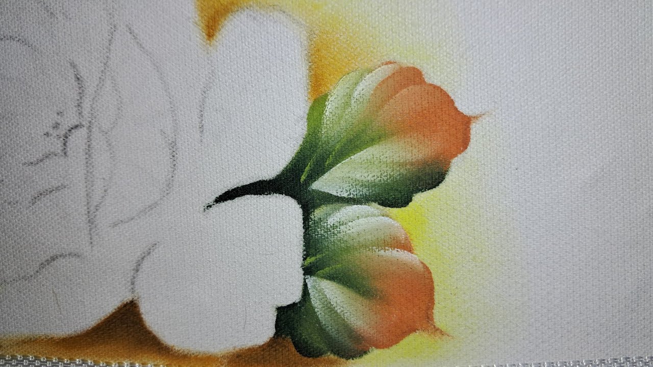 Como pintar uma folha - Fábio Marques - Pintura em tecido 