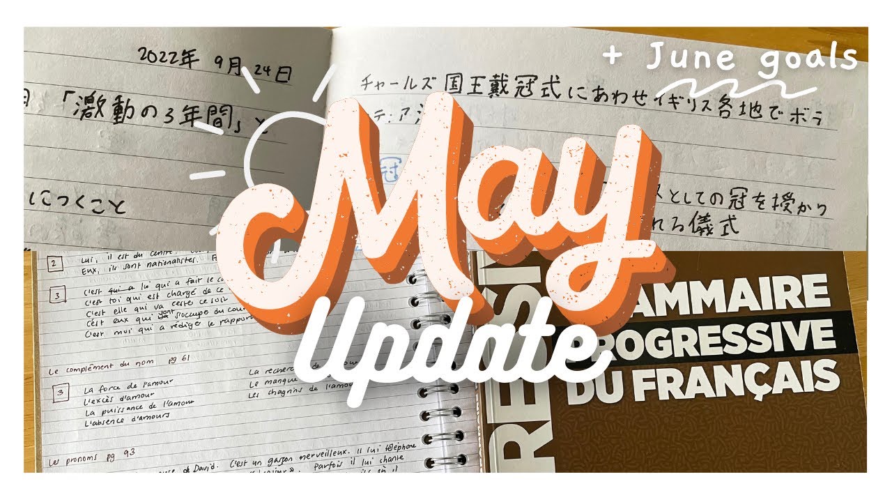 may language learning update + june goals | 2023