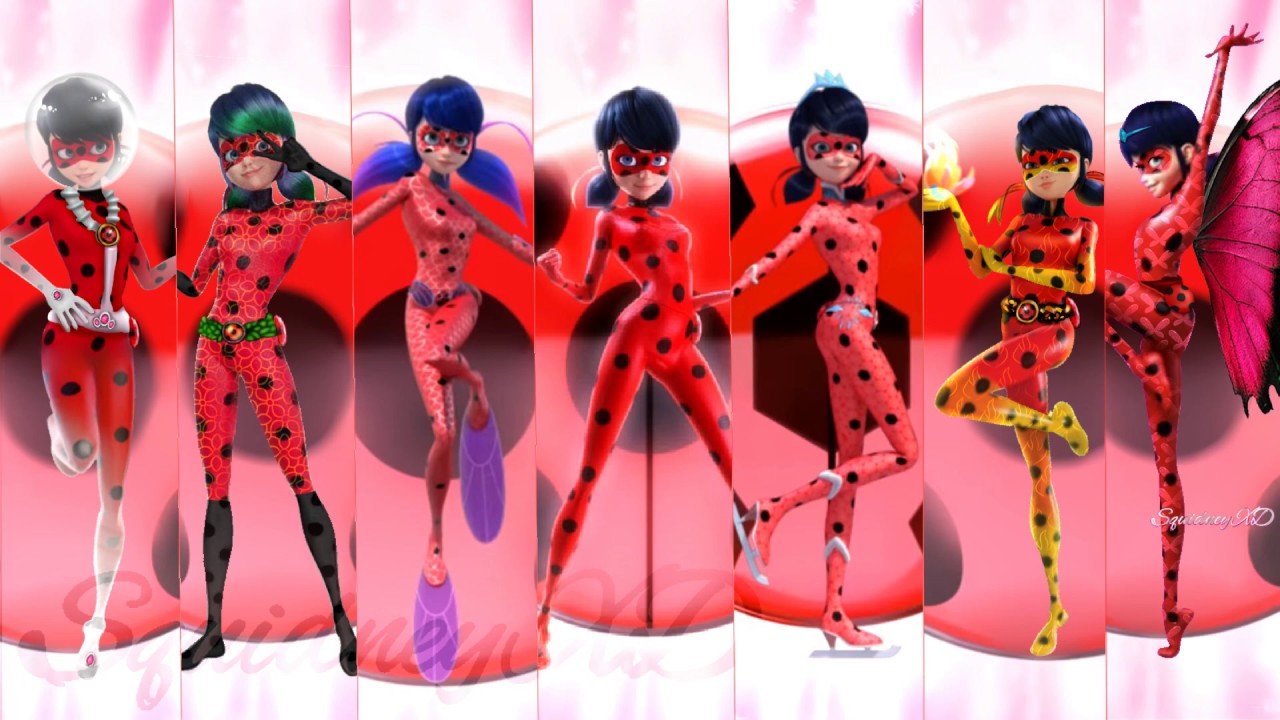 New Ladybug Transformations!! -Miraculous Ladybug Speededit