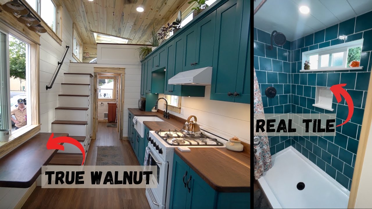 Beautifully Designed Tiny Home w/ High End Woodworking, Real Tile